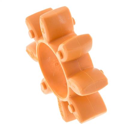 ROTEX Size 24 Jaw Coupling Spider 92 Shore A Orange - KTR