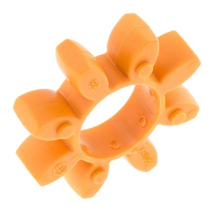 ROTEX Size 28 Jaw Coupling Spider 92 Shore A Orange - KTR