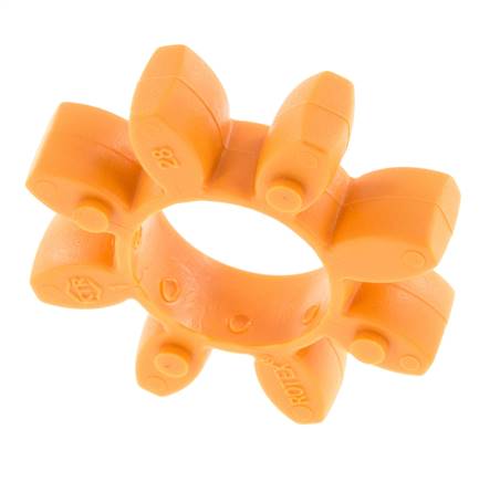 ROTEX Size 28 Jaw Coupling Spider 92 Shore A Orange - KTR