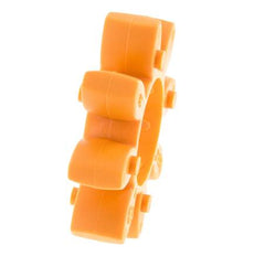 ROTEX Size 28 Jaw Coupling Spider 92 Shore A Orange - KTR