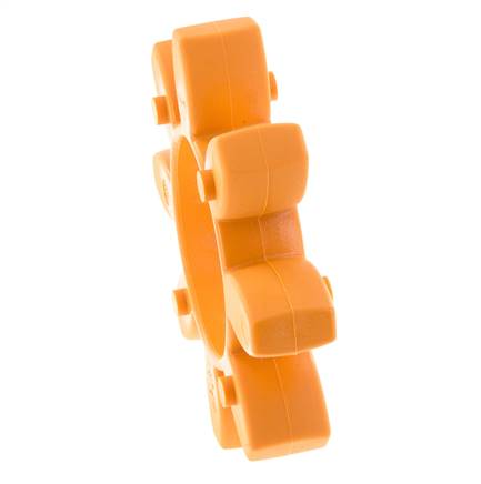 ROTEX Size 55 Jaw Coupling Spider 92 Shore A Orange - KTR