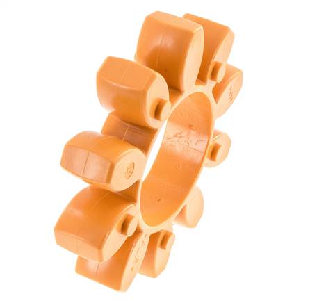 ROTEX Size 75 Jaw Coupling Spider 92 Shore A Orange - KTR