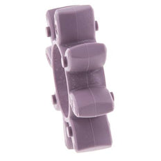 ROTEX Size 24 Jaw Coupling Spider 98 Shore A Violet - KTR