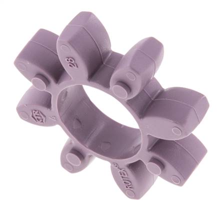 ROTEX Size 28 Jaw Coupling Spider 98 Shore A Violet - KTR