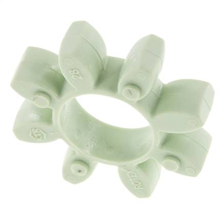 ROTEX Size 28 Jaw Coupling Spider 64 Shore D Green - KTR