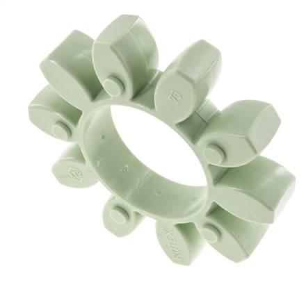 ROTEX Size 75 Jaw Coupling Spider 64 Shore D Green - KTR
