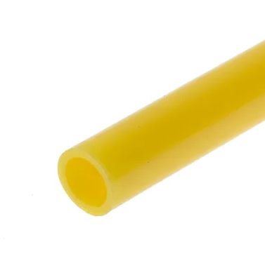 PTFE (Teflon) chemical resistant hose 10x12 mm 1 m yellow colour