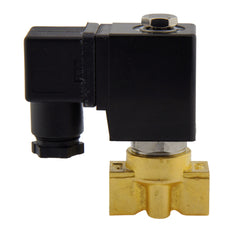 Solenoid Valve HP-DA 1/4'' high pressure brass PTFE 4-100bar 230V AC