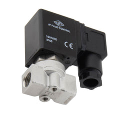 Solenoid Valve HP-DA 1/4'' high pressure stainless steel PTFE 4-100bar 230V AC