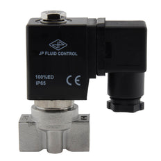 Solenoid Valve HP-DA 1/4'' high pressure stainless steel PTFE 4-100bar 230V AC