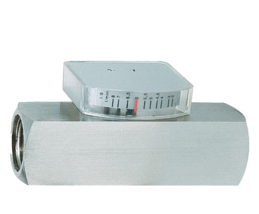 G1'' stainless variable area flow meter oil 30-90 l/min 300 bar