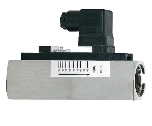 G1'' stainless variable area flow switch oil 35-110 l/min 300 bar