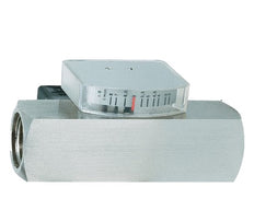 G1'' stainless variable area flow meter & switch oil 10-30 l/min