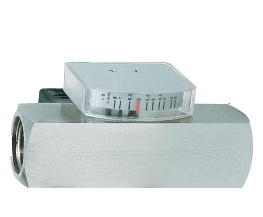 G1'' stainless variable area flow meter & switch oil 35-110 l/min