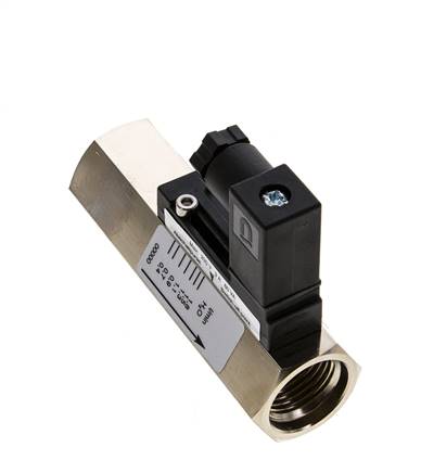 G1/2'' brass variable area flow switch water 0.4-1.8 l/min 300 bar