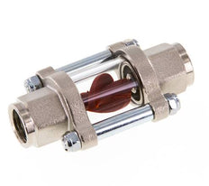 G1/4'' brass flow indicator with impeller 0.6-3 l/min 25 bar