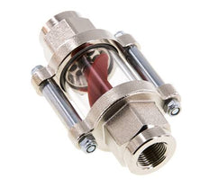 G3/8'' brass flow indicator with impeller 1.1-5.5 l/min 25 bar