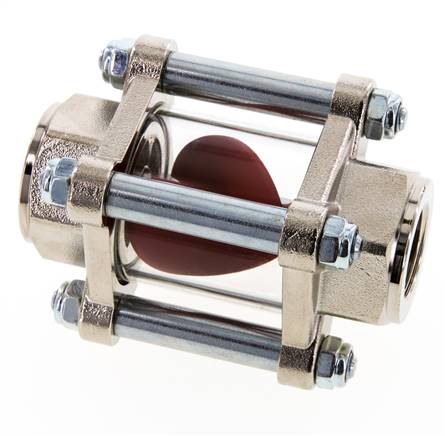 G3/4'' brass flow indicator with impeller 1.6-17 l/min 25 bar