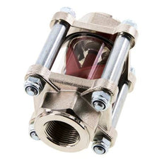 G3/4'' brass flow indicator with impeller 1.6-17 l/min 25 bar