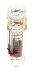 G1'' plastic variable area flow meter water 2-20 l/min