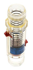 G1'' plastic variable area flow meter water 5-35 l/min