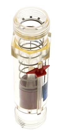 G1'' plastic variable area flow meter water 5-50 l/min