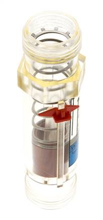 G1'' plastic variable area flow meter water 20-100 l/min