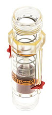 G1'' plastic variable area flow meter oil 100 cSt 5-45 l/min