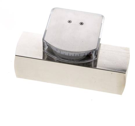 G1'' brass variable area flow meter oil 0.1-0.8 l/min 250 bar