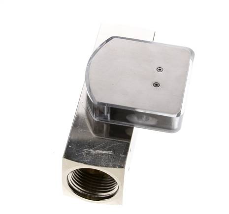 G1'' brass variable area flow meter oil 0.1-0.8 l/min 250 bar