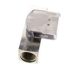 G1'' brass variable area flow meter oil 0.5-1.5 l/min 250 bar