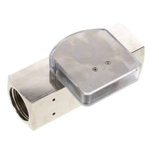 G1'' brass variable area flow meter oil 0.5-1.5 l/min 250 bar