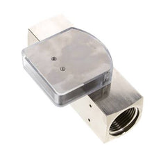 G1'' brass variable area flow meter oil 0.5-1.5 l/min 250 bar