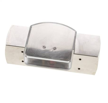 G1'' brass variable area flow meter oil 2-8 l/min 250 bar