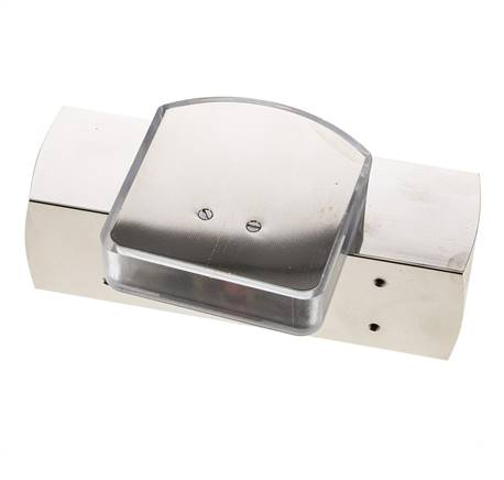 G1'' brass variable area flow meter oil 5-15 l/min 250 bar