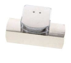 G1'' brass variable area flow meter oil 30-90 l/min 250 bar