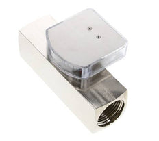 G1'' brass variable area flow meter oil 30-90 l/min 250 bar