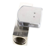 G1'' brass variable area flow meter oil 30-90 l/min 250 bar