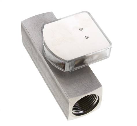 G1'' stainless variable area flow meter oil 0.1-0.8 l/min 300 bar