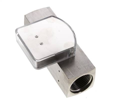 G1'' stainless variable area flow meter oil 0.5-1.5 l/min 300 bar