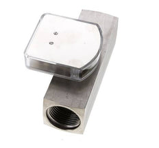 G1'' stainless variable area flow meter oil 0.5-1.5 l/min 300 bar