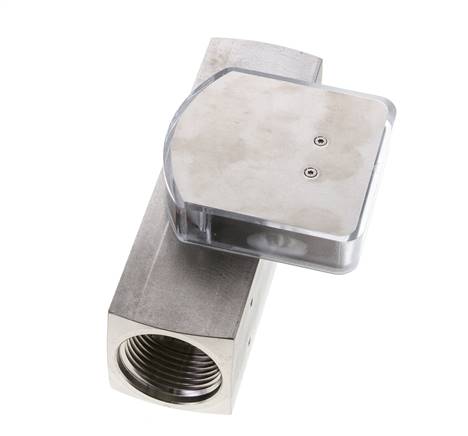 G1'' stainless variable area flow meter oil 3-10 l/min 300 bar