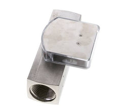 G1'' stainless variable area flow meter oil 3-10 l/min 300 bar