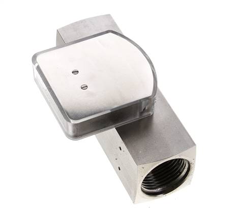 G1'' stainless variable area flow meter oil 8-24 l/min 300 bar