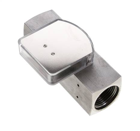 G1'' stainless variable area flow meter oil 10-30 l/min 300 bar