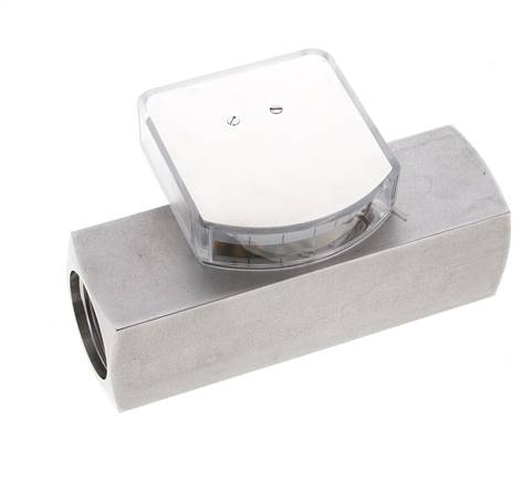 G1'' stainless variable area flow meter oil 15-45 l/min 300 bar