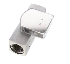 G1'' stainless variable area flow meter oil 15-45 l/min 300 bar