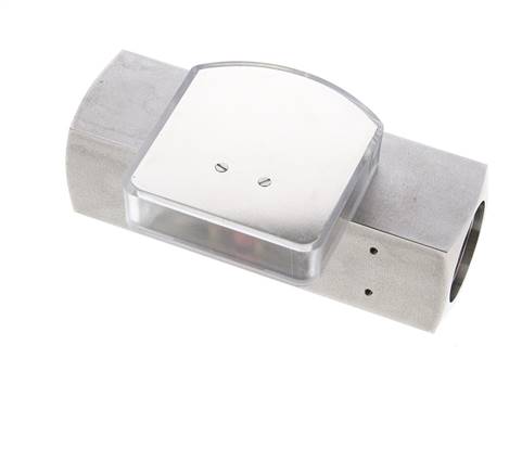G1'' stainless variable area flow meter oil 15-45 l/min 300 bar