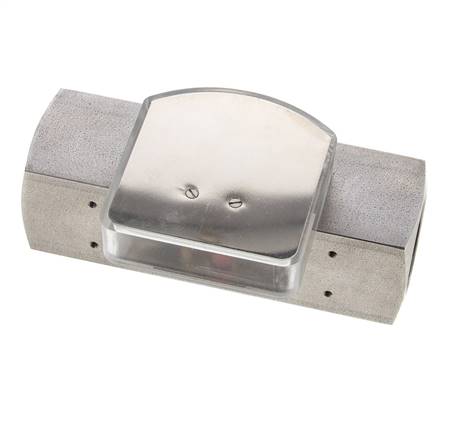 G1'' stainless variable area flow meter oil 35-110 l/min 300 bar