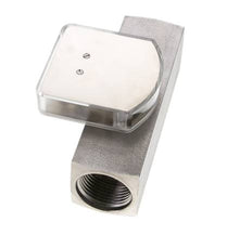 G1'' stainless variable area flow meter oil 35-110 l/min 300 bar